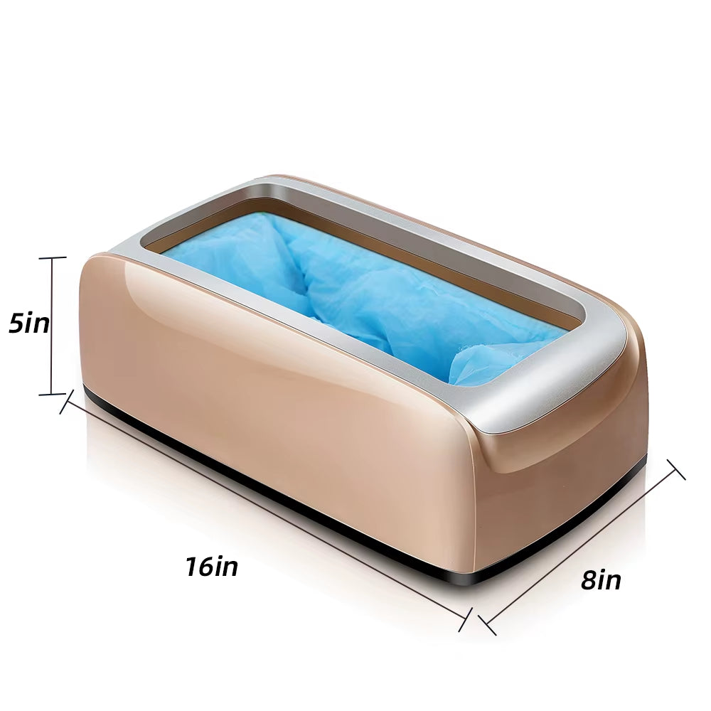 Automatic Shoe Cover Dispenser Machine, Shoe Cover Dispenser with 200Pcs of Disposable Shoe Covers for Indoors for Office