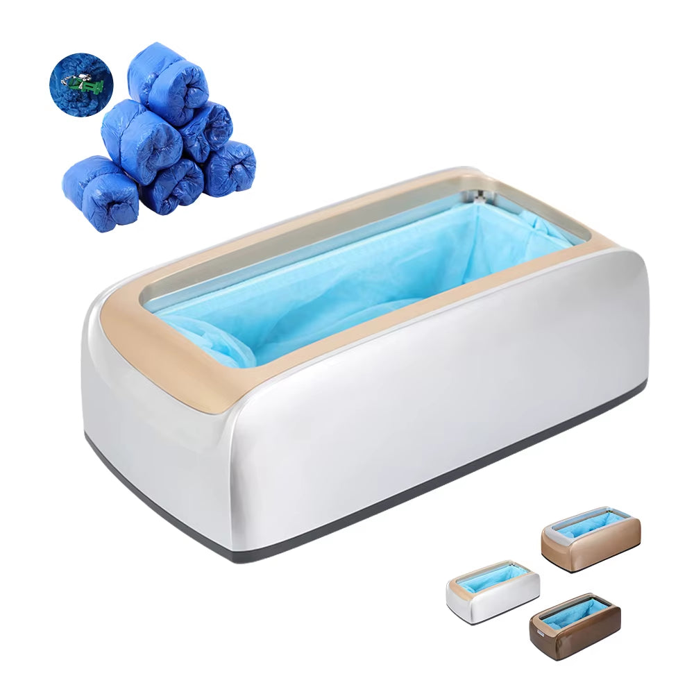 Automatic Shoe Cover Dispenser Machine, Shoe Cover Dispenser with 200Pcs of Disposable Shoe Covers for Indoors for Office
