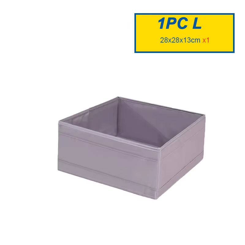 Foldable Drawer Organizers Oxford Underwear Storage Box Bra Socks Wardrobe Storage Containers Closet Jeans Storage Organizer