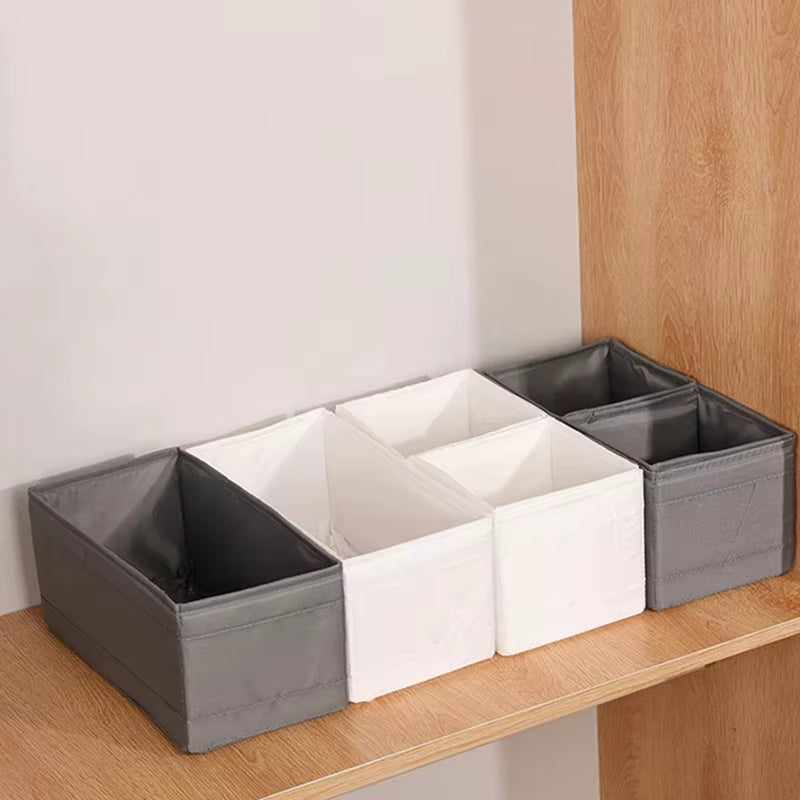 Foldable Drawer Organizers Oxford Underwear Storage Box Bra Socks Wardrobe Storage Containers Closet Jeans Storage Organizer