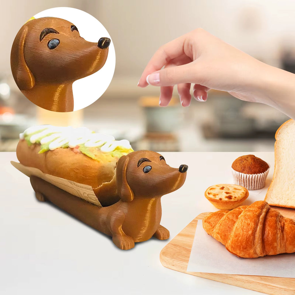 Sausage Dog Tray,Fun Hot Dog Sushi Tray,Candy Plate,Sausage Dog Meal Plate,Cute Shape Sandwich Dog Meal Plate for Home Decor