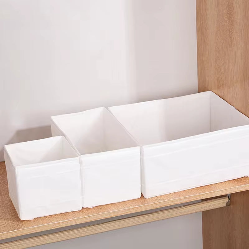 Foldable Drawer Organizers Oxford Underwear Storage Box Bra Socks Wardrobe Storage Containers Closet Jeans Storage Organizer