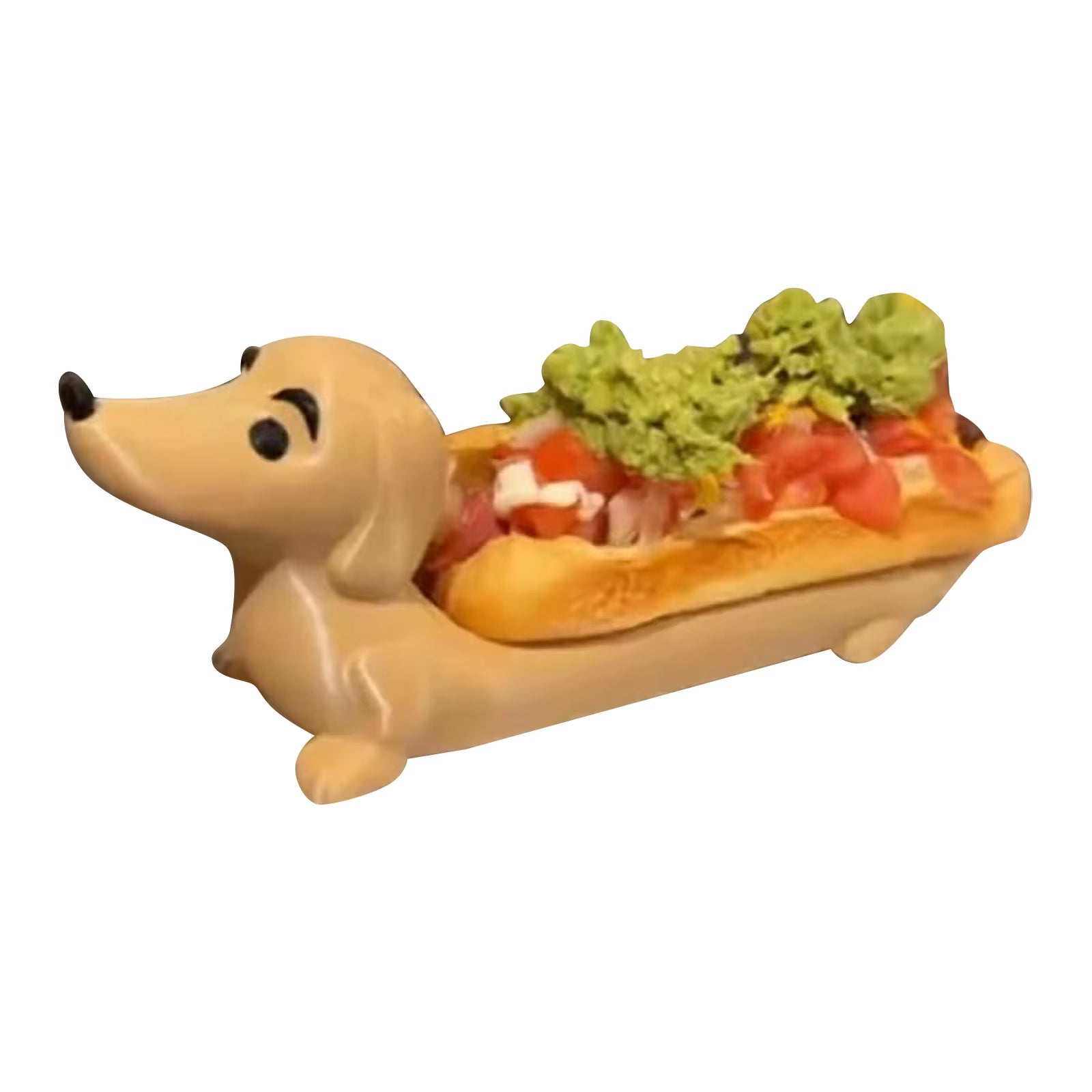 Sausage Dog Tray,Fun Hot Dog Sushi Tray,Candy Plate,Sausage Dog Meal Plate,Cute Shape Sandwich Dog Meal Plate for Home Decor