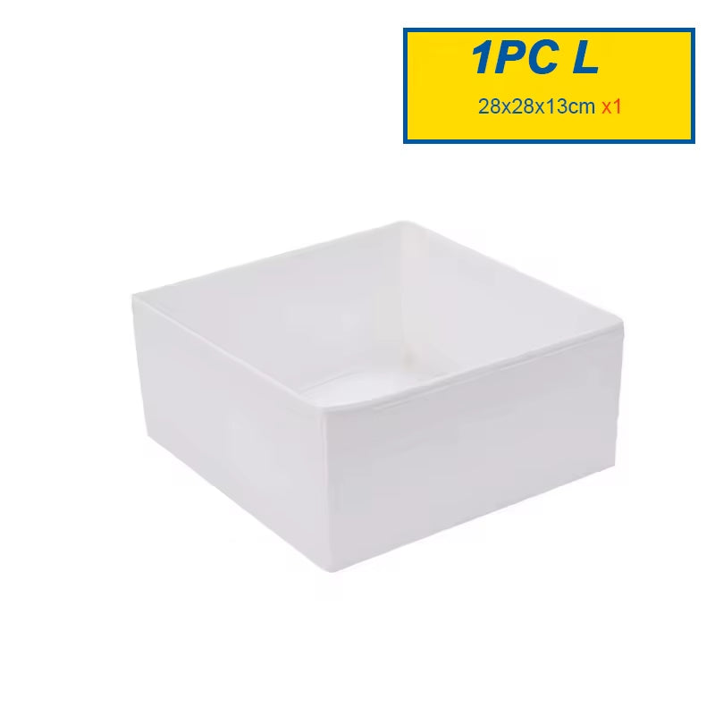 Foldable Drawer Organizers Oxford Underwear Storage Box Bra Socks Wardrobe Storage Containers Closet Jeans Storage Organizer