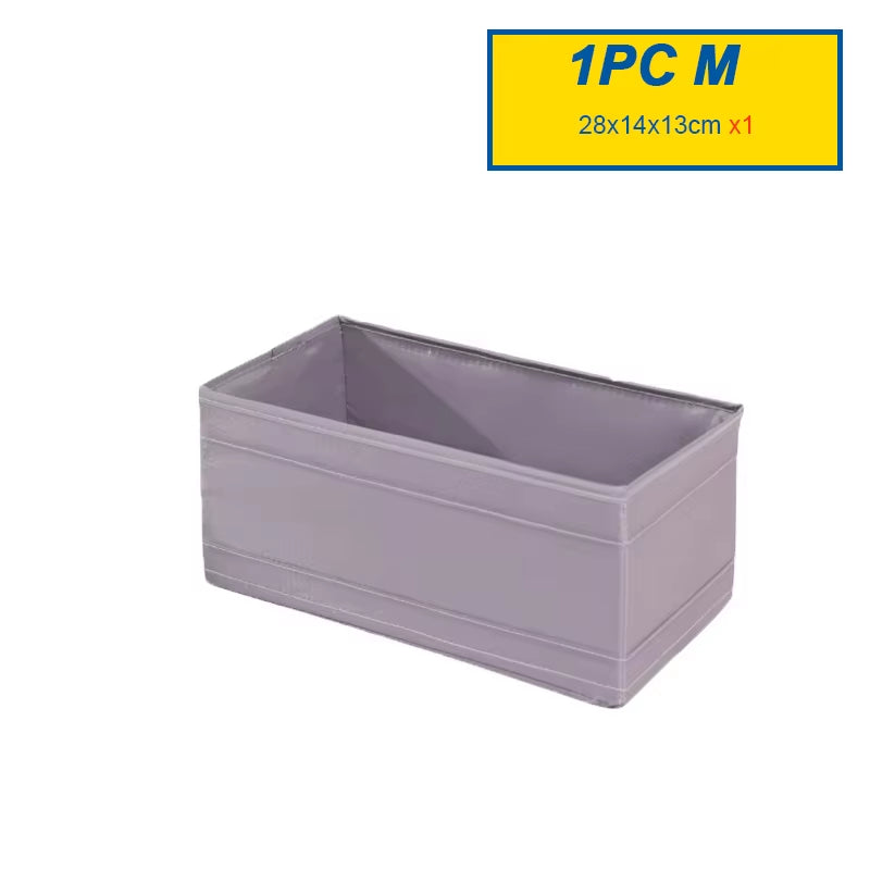 Foldable Drawer Organizers Oxford Underwear Storage Box Bra Socks Wardrobe Storage Containers Closet Jeans Storage Organizer